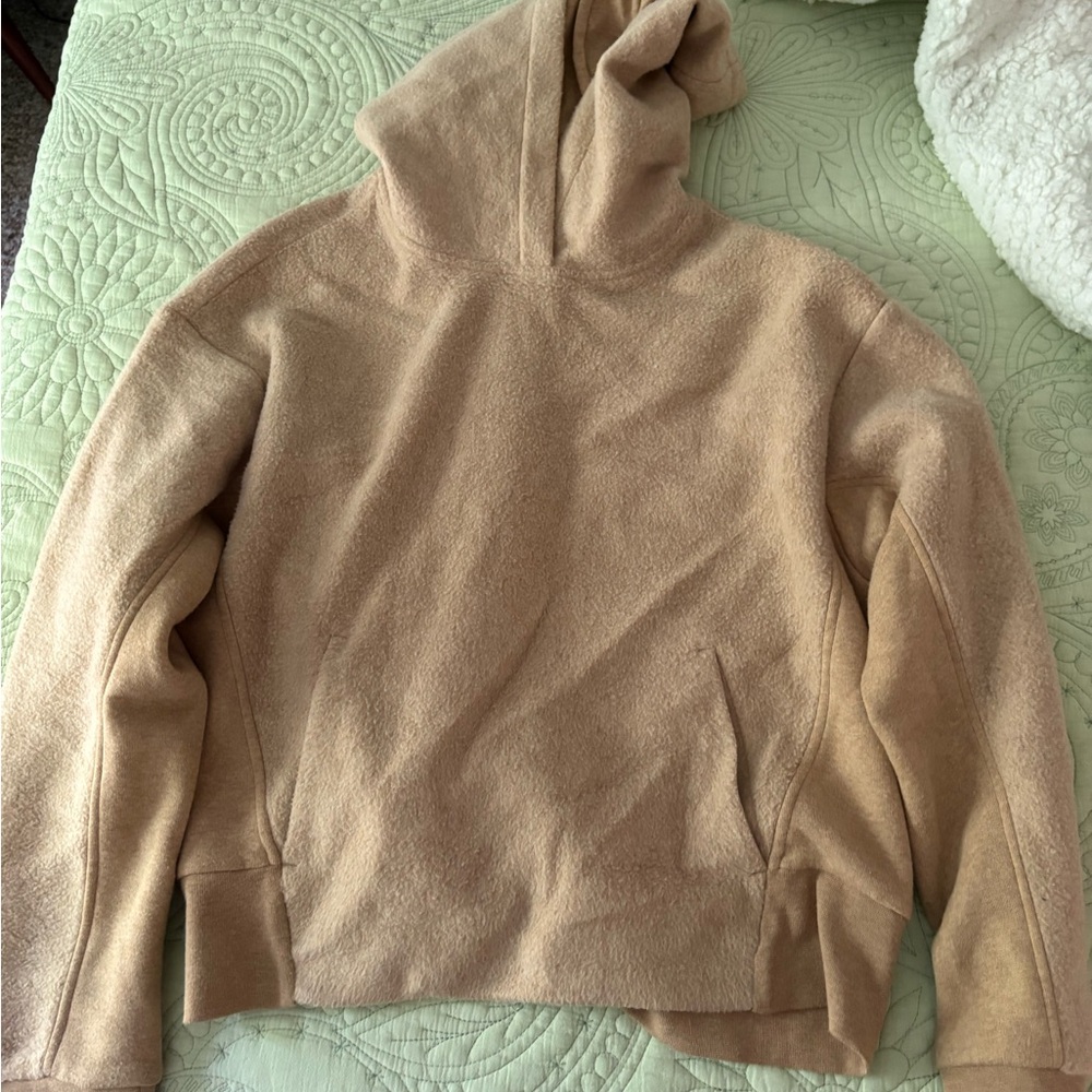Comfy Cozy CALLA Tan Women's Fleece Sweatshirt